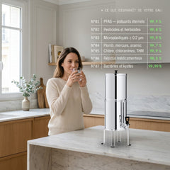 Filter.co Origin™ | Filtre à gravité en acier inoxydable 304